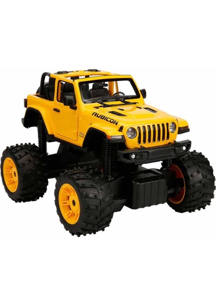 Rastar 1:14 Jeep Wrangler Rubicon Uzaktan Kumandalı Araba 28 cm 16119 Sarı Renk