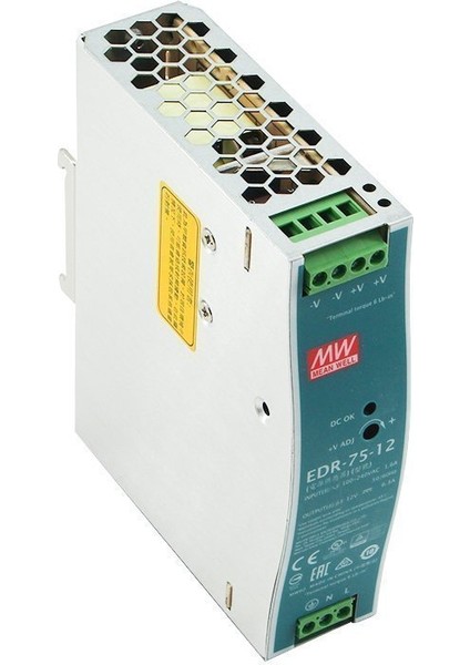 Edr-75-12 12VDC 6.3AMP Dın Rail Güç Kaynağı