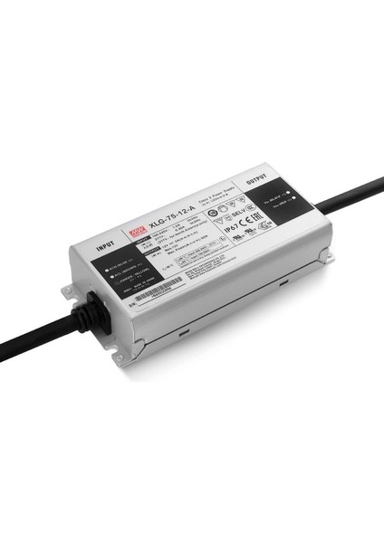 XLG-075-12-A 12VDC,5.0AMP,CURRENT ADJ.,(8.4~12VDC Cc) Güç Kaynağı