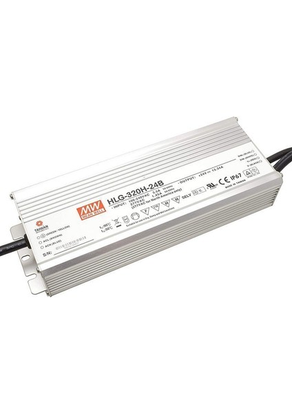 HLG-320H-24B 24VDC 13.34AMP Dimming Güç Kaynağı