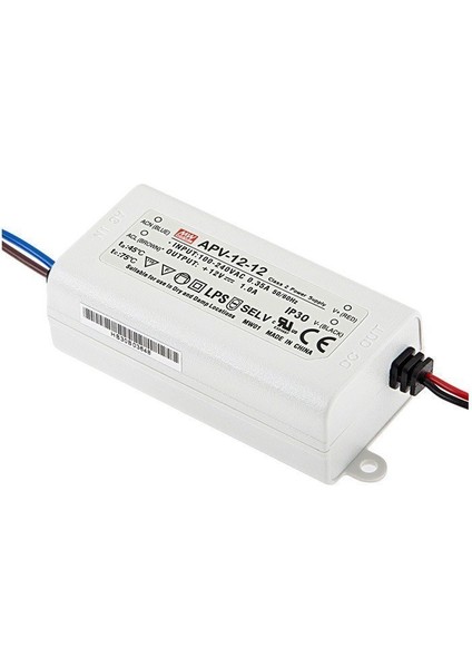 Apv-12-12 12VDC 1.0AMP Güç Kaynağı