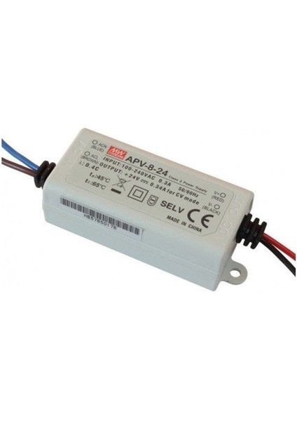 Apv-08-24 24VDC 0.34AMP Güç Kaynağı