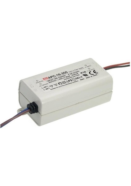 APC-16-350  12~48VDC 350MA IP30  Meanwell Güç Kaynağı