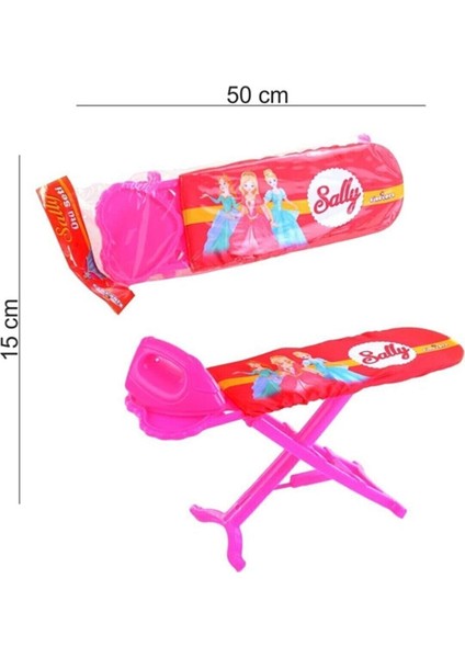 Oyuncak Ütü Masası Seti ve Oyuncak Ütü Kız Çocuk Evcilik Oyuncakları