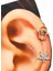 925 Ayar Gümüş Hz. Fatma Ana Eli Earcuff Küpe 3