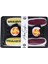Kadın Renkli Lachs Maki Set A 3'lü Sushi Çorap 1