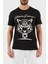 Logolu Bisiklet Yaka Pamuklu Erkek T-Shirt TIPS123IT99 1