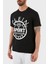 Logolu Bisiklet Yaka Pamuklu Erkek T-Shirt TIPS128IT99 3