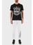 Logolu Bisiklet Yaka Pamuklu Erkek T-Shirt TIPS128IT99 5