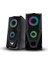 Crown Micro CMS-1003-7 Aydınlatmalı 5WX2 10W  Usb+3.5mm 65DB Speaker 1+1 Hoparlör 3