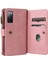 Cilt Samsung Galaxy S20 Fe Için Pu + Tpu Kılıfı Pembe (Yurt Dışından) 5