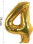 Folyo Balon 4 Rakamı Helyum Balon 76 cm 1