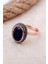 Safir Taşlı Rose Gümüş Yüzük 3461 2