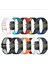 Çift Renkli Metal Toka Delik Silikon Saat Kayışı Fitbit Şarj 5 Turuncu Gri (Yurt Dışından) 4