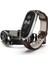 Xiaomi Mi Band Için 6/5/4/3 Inek Derisi Watchband Yağ Kahverengi + Altın (Yurt Dışından) 2