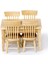 1:12 Dollhouse Minyatür Mobilya Yemek Masası Sandalye Modeli Set 5 Adet Ahşap (Yurt Dışından) 4