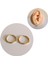 Paslanmaz Çelik Gold Minik Halka Küpe - 12 mm - 1 Çift 1