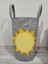 Keçeden Çocuk ve Bebek Odası Penguen Desenli Oyuncak/kirli Sepeti 34X32 cm 1