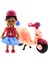 Cute Doll Mini Bebek ve Pembe Vespa 3