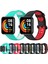 Xiaomi Redmi Horloge 2 Için Iki Renkli Silikon Askısı 2 Siyah + Beyaz (Yurt Dışından) 4