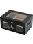 Siyah 2 Katlı Camlı Humidor Puro Kutusu RC21 1