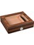 Cigarol Parlak Kahverengi Camlı Humidor Puro Kutusu RC09 2
