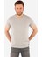 Regular Fit Bisiklet Yaka %100 Pamuk Kısa Kollu Basic Penye T-Shirt-PE3601TY22 2