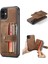 iPhone 11 için Manyetik Pu + Tpu Kılıf - Kahverengi (Yurt Dışından) 2