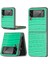 Samsung Galaxy Z Flip3 5g Için Bambu Doku Telefon Kılıfı Yeşil 2
