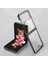 Samsung Galaxy Z Flip3 5g Için Pc Darbeye Dayanıklı Kılıf Kaplama Siyah 2