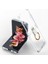Samsung Galaxy Z Flip3 5g Için Yüzüklü Gkk Kaplama Kılıf Şeffaf 1
