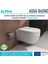 Aqua Bagno Alpha Asma Klozet + Yavaş  Kapanan Kapak -Ikili Set- 2