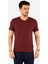 Regular Fit V Yaka %100 Pamuk Kısa Kollu Basic Penye T-Shirt-PE3602TY22 1