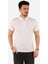 Regular Fit Fermuarlı Polo Yaka %100 Pamuk Kısa Kollu Basic Penye T-Shirt-PE3604TY22 1