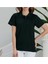 Unisex Siyah Kisa Kol Polo Yaka Okul T-Shirt 3