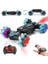 Rc Dublör Araba, 4WD 2.4ghz Erkek Kız 8-12 Için Hareket Sensörlü Uzaktan Kumandalı Araba, Işıklı Sprey 360 ° Flipsli Canavar Kamyon, Çift Taraflı Dönen Yol Aracı 1
