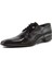 331 Deri Rugan Siyah Bağlı Klasik Erkek Ayakkabı 2