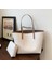 2 Adet/takım Lüks Tasarımcı Kadın Trendleri Içın Kapali Tote Çanta Tasarımcı Çızgili Shopper Omuz Alışveriş Çantası (Yurt Dışından) 3