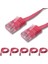 5 Adet CAT6 Yassı Ethernet (Network, LAN) Kablosu, Fuşya, 10 metre 1