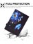 Tab A8 (2021) SM-X200 / SM-X205 Için Desenli Kartlıklı Elastik Bantlı Kalemlikli Pu Deri Koruyucu Tablet Kılıfı (Yurt Dışından) 5