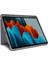 Galaxy Tab S7 Fe T736 Için Kalem Bölmeli Standlı Kumaş + Deri Tablet Kılıfı - Gri (Yurt Dışından) 5