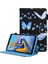 Galaxy Tab A8 10.5 Için Desenli Baskılı Stand Kapaklı Suni Deri Cüzdan Işlevli Koruyucu Tablet Kılıfı (Yurt Dışından) 1