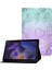 Galaxy Tab A8 Için Desenli Baskılı Pu Deri Stand Kapaklı Kart Yuvalı Koruyucu Tablet Kılıfı (Yurt Dışından) 1