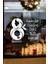8 Mart Kadınlar Gününe Özel %20 Indirim Yazısı Cam Vitrin Sticker 60CM - Beyaz 1