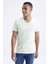 Açık Yeşil Basic Kısa Kol Standart Kalıp V Yaka Erkek T-Shirt - 87912 5