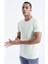 Açık Yeşil Erkek Basic Kısa Kol Standart Kalıp O Yaka T-shirt - 87911 1