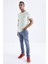 Açık Yeşil Erkek Basic Kısa Kol Standart Kalıp O Yaka T-shirt - 87911 2