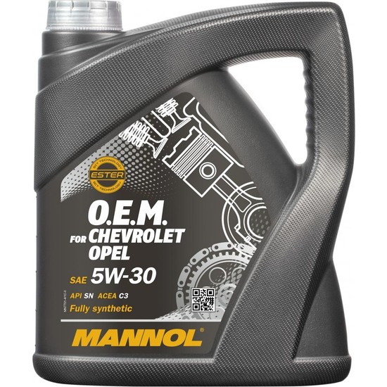 Mannol Sae 5W-30 Api Sn/Sm/Cf 4 Litre Motor Yağı (Üretim Fiyatı