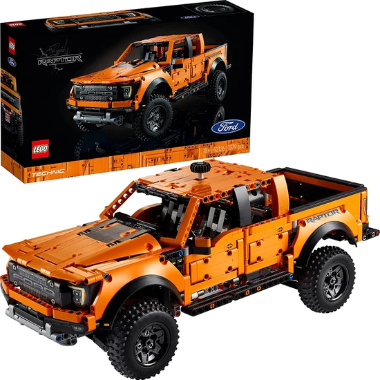 LEGO® Technic Ford® F-150 Raptor 42126 - Araba Sevenler için Ford Kamyonet Oyuncak Yapım Seti (1379 Parça)