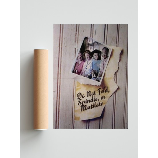 Do Not Fold, Spindle, Or Mutilate Ingilizce Poster Fiyatı